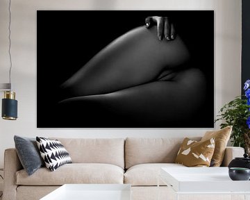 Buttocks and Vagina in Low-Key Bodyscape by Art By Dominic