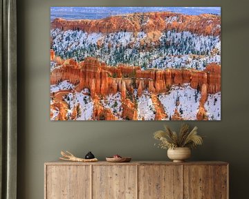 Winter in Bryce Canyon Nationaal Park, Utah van Henk Meijer Photography