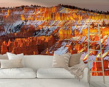 Winter sunrise in Bryce Canyon N.P., Utah by Henk Meijer Photography