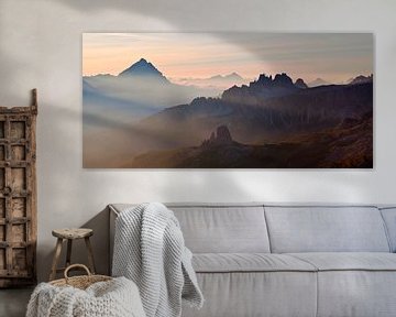Panorama des Dolomites sur Frank Peters