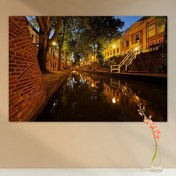 Nieuwegracht in Utrecht between Quintijnsbrug and Brigittenbrug