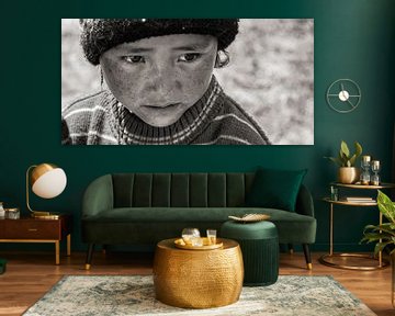 Un enfant dans la vallée du Zanskar sur Affect Fotografie