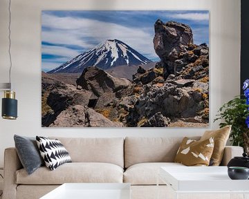 Le volcan du Mont Doom en Nouvelle-Zélande