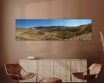 Vue sur Painted Hills, Oregon, États-Unis