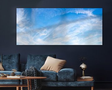 Blauwe lucht met wolken van Günter Albers