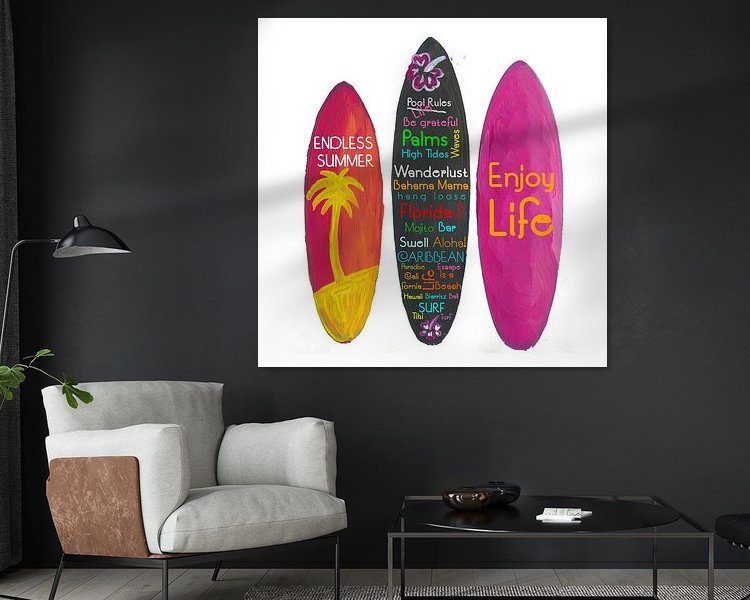 Example of the artwork in a room