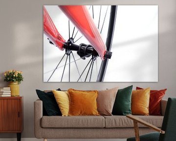 Details of the cyclist bike "wheel" by Diane Bonnes