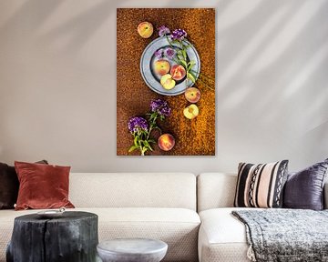 Perziken en bloemen van Susan Lambeck