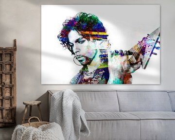 Abstraktes  Prince porträt in verschiedenen Farben