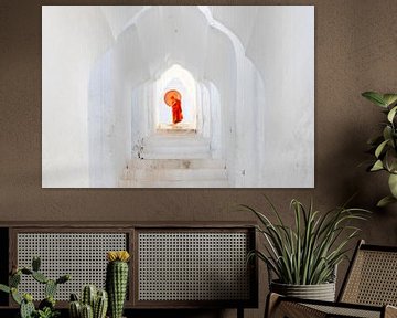 Monnik in de tempel van Antwan Janssen