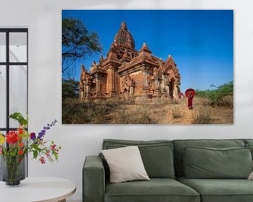 Monk in Bagan by Antwan Janssen