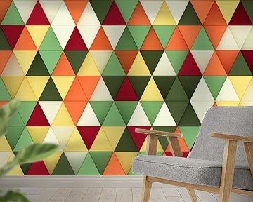 Colourful 3D triangles by Jörg Hausmann