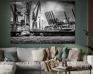 Photographie Hambourg Architecture - Le port de Hambourg sur Ingo Boelter