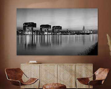 Köln Skyline von Frank Herrmann
