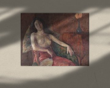 Li Shutong, halb nackte Frau - 1909 von Atelier Liesjes