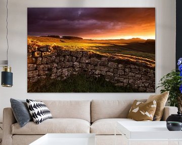 Hadrian's Wall England by Frank Peters