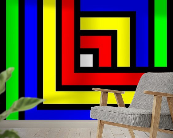 Example of the artwork in a room
