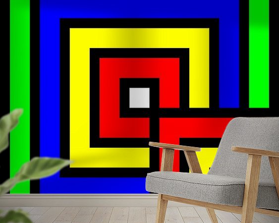 Example of the artwork in a room