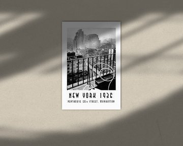 New York 1936: Penthouse, 56 Seventh Avenue, Manhattan von Christian Müringer