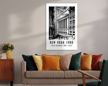 New York 1900: Stock Exchange, Wall Street von Christian Müringer