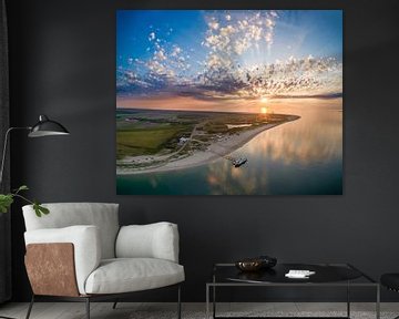 The new Friendship view Lighthouse Eierland Texel beautiful sunset by Texel360Fotografie Richard Heerschap