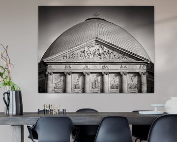 Zwart-wit fotografie: Berlijn - St.-Hedwigs-Kathedraal van Alexander Voss