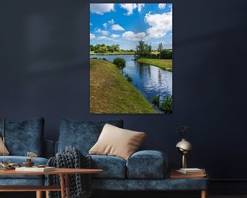Landscape at the river Warnow in the Hanseatic City of Rostock by Rico Ködder