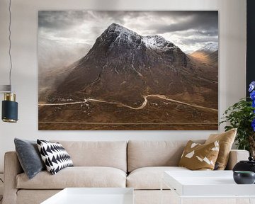 Mountain Buachaille etive mòr, Schottland von Bob Slagter