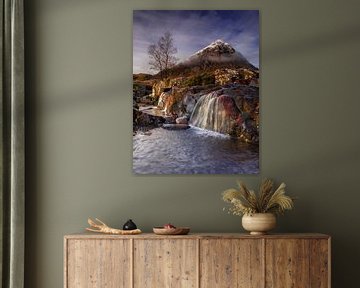 Wasserfall Buachaille etive mò, Schottland von Bob Slagter