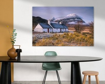 Black-Rock-Häuschen, Glencoe, Schottland von Bob Slagter