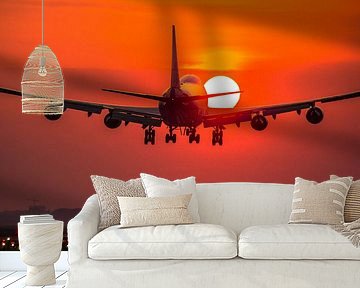 KLM cargo Boeing 747 landet von Dennis Dieleman