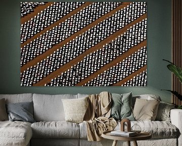 Luftaufnahme des Autoterminals im Hafen von Rotterdam von Frans Lemmens