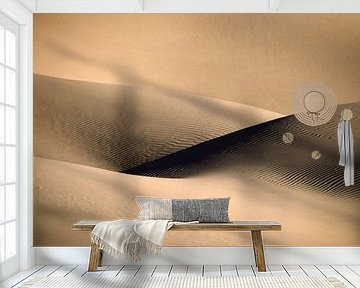 Sensual sand dune. Sahara desert. by Frans Lemmens