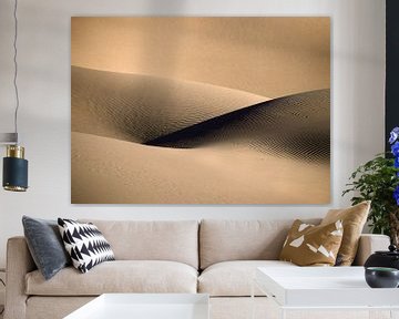 Sensuele zandduin. Sahara woestijn.