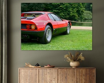 Ferrari 512 BB of Berlinetta Boxer Italiaanse jaren zeventig sportwagen van Sjoerd van der Wal