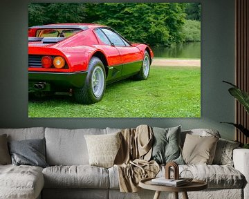 Ferrari 512 BB of Berlinetta Boxer Italiaanse jaren zeventig sportwagen van Sjoerd van der Wal Fotografie