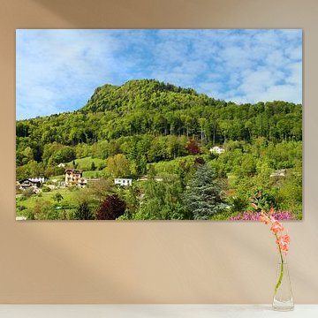 Colourbursting mountain