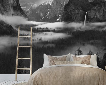 Fog Floating In Yosemite Valley by Hong Zeng