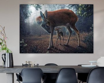 Mère et Fawn, John Wilhelm sur 1x