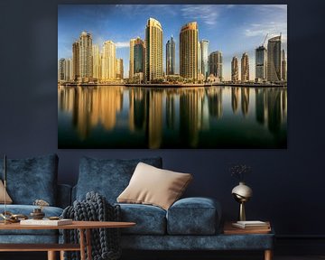 Vue panoramique sur Dubaï Marina, Mohammed Shamaa sur 1x