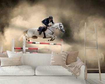 White horse by Arif Ünsal