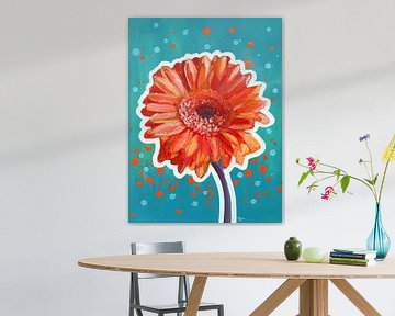 Party gerbera sur ART Eva Maria