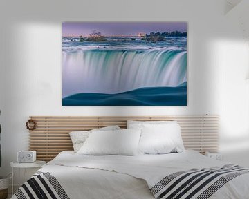 Sonnenuntergang an den Horseshoe Falls, Niagarafälle