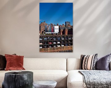 Parking garage with view of Manhattan by Michael Moser