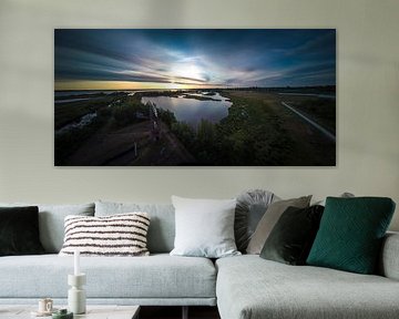 Evening on the Zuidlaardermeer by Eppo Karsijns