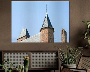 Toren van kasteel Doornenburg van Marcel Rommens
