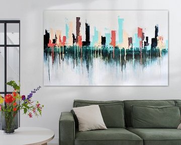 Skyline Gemälde von Maria Kitano