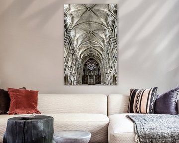 Detail der Kathedrale von Laon von Ellen van Schravendijk