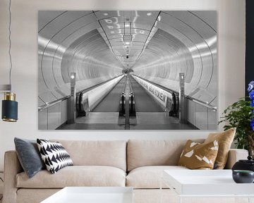 Het metrostation Wilhelminaplein in Rotterdam van MS Fotografie | Marc van der Stelt