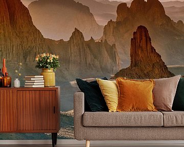 Sahara desert. Hoggar Mountains near Tamanrasset by Frans Lemmens